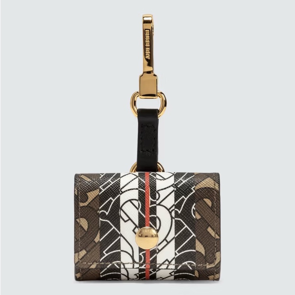 Burberry Brown and Black Monogram Air pod case